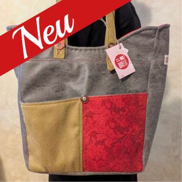 Umhängtasche dreifarbig